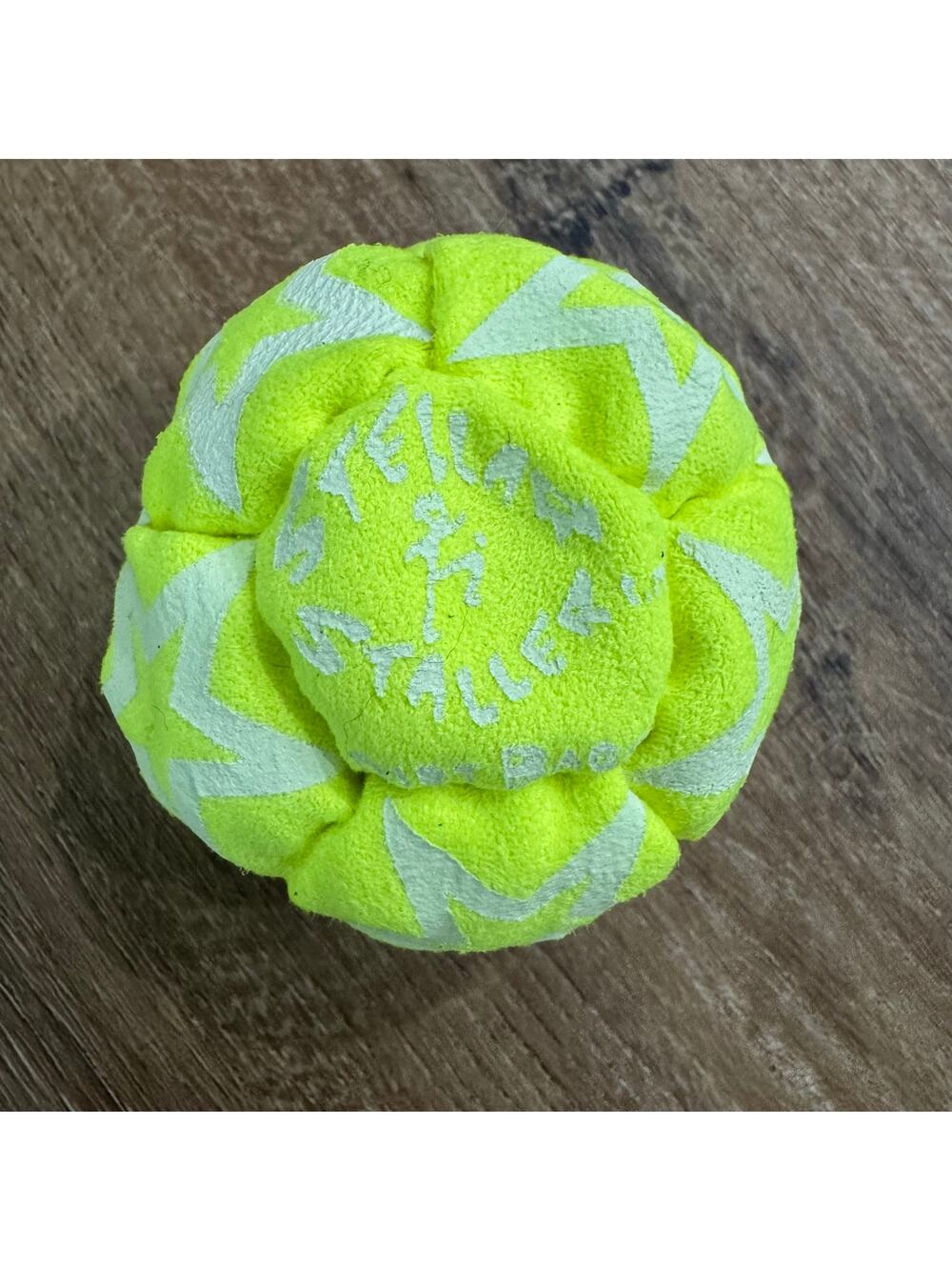 Dirtbag Stellar Staller Footbag Suede Hacky Sack in Neon, Authentic